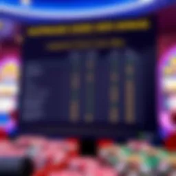 Comparison chart highlighting features of various Australian casino bonuses