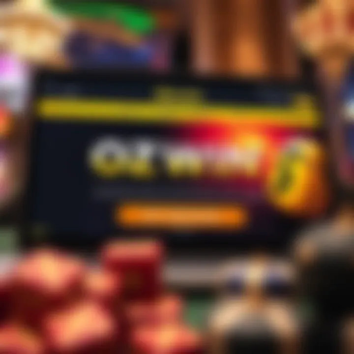 Digital interface showing bonus code redemption screen on a casino website