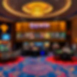 Overview of the Ozwin casino lobby showcasing various game categories and user interface elements