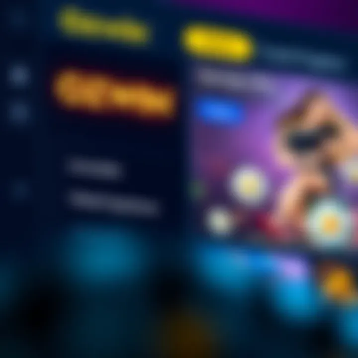 Visual representation of Ozwin's navigation menu highlighting accessible and user-friendly design