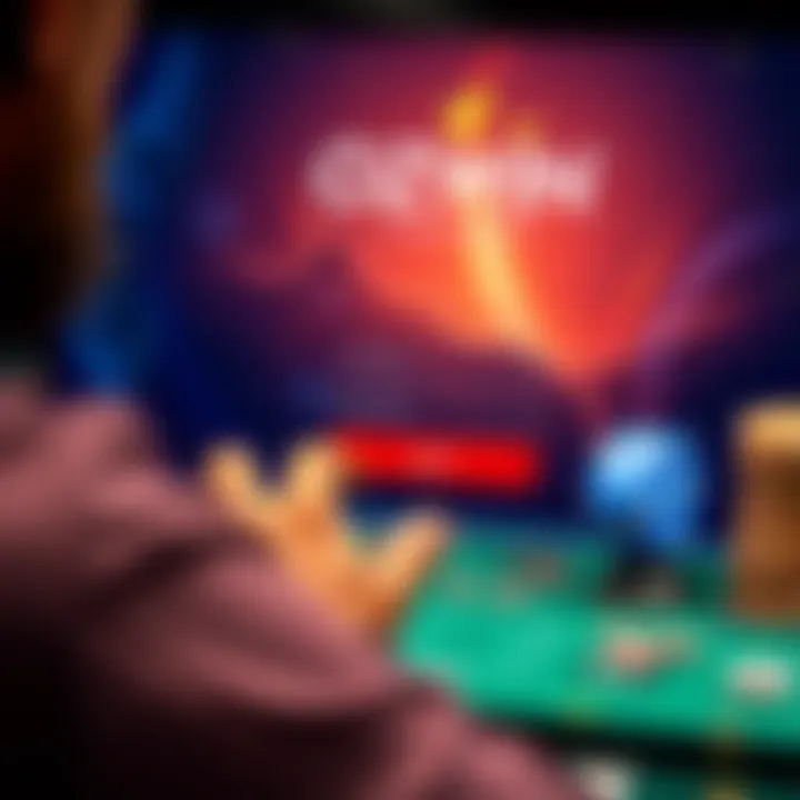 User entering login details on Casino Ozwin platform