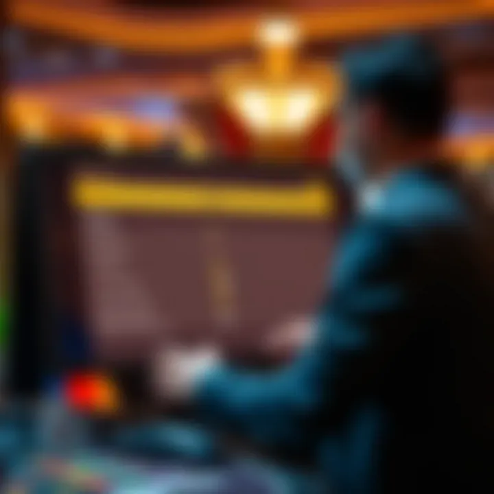 User managing account settings on Ozwin Casino AU interface