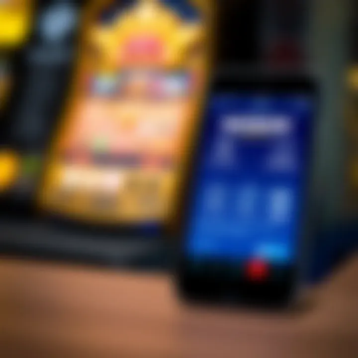 Ozwin App Benefits and User Support Smartphone displaying Ozwin app with icons representing its key benefits and support options