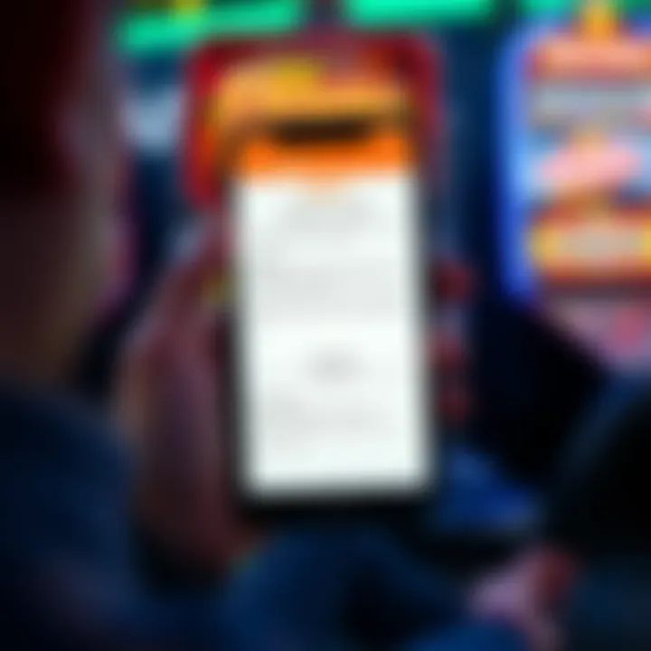 Ozwin App Installation and Setup Guide for Australian Users User interacting with Ozwin app showing installation confirmation and setup instructions on screen