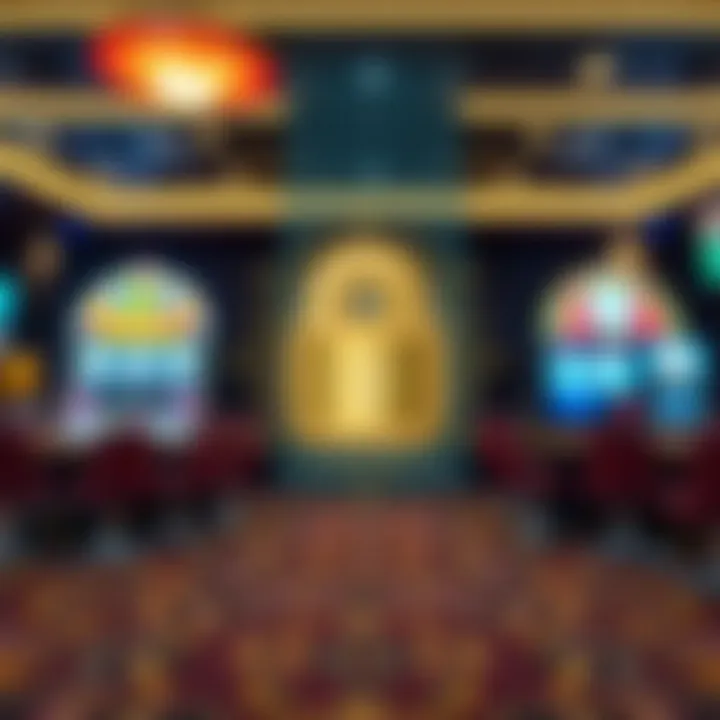 Secure login icon illustrating privacy and protection of Ozwin Casino account