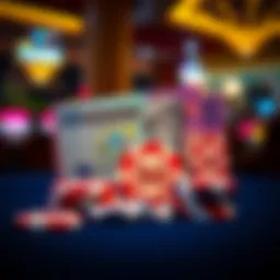 Illustration showing Australian currency and casino chips representing the Ozwin Casino no deposit bonus offer