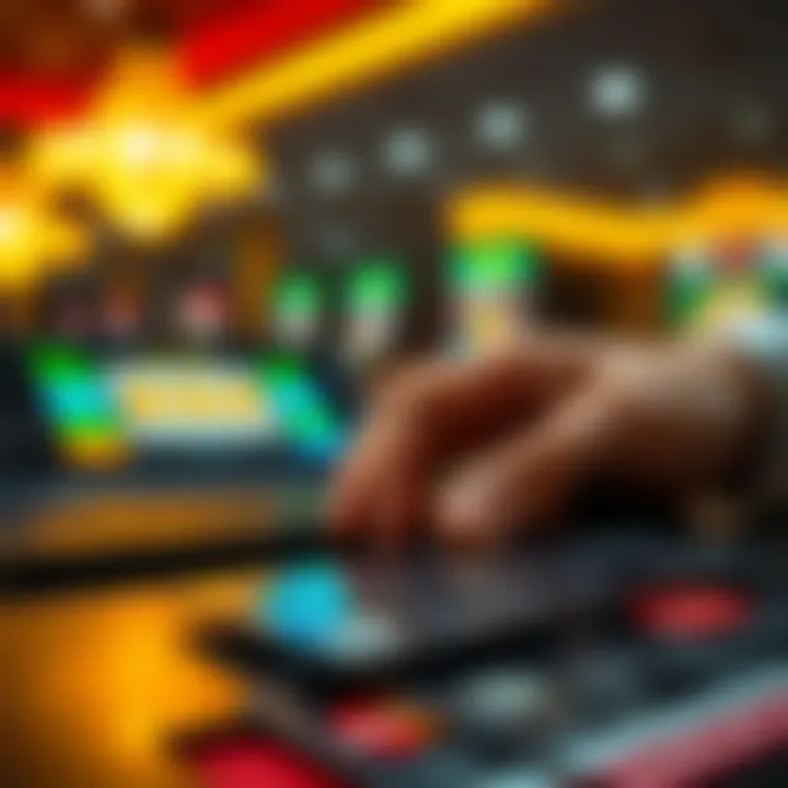 Secure digital transaction with credit cards and payment icons representing fast payouts