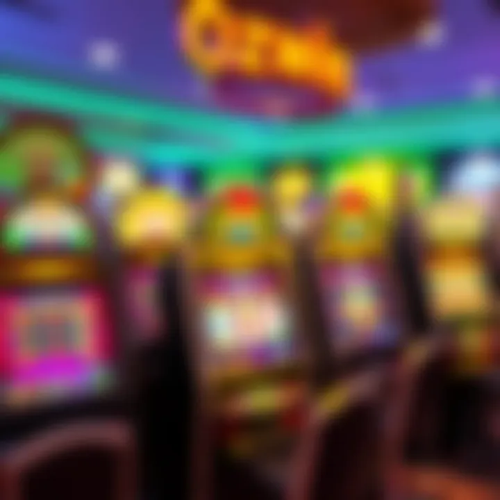 Colorful Australian pokies game interface with vibrant symbols and engaging graphics