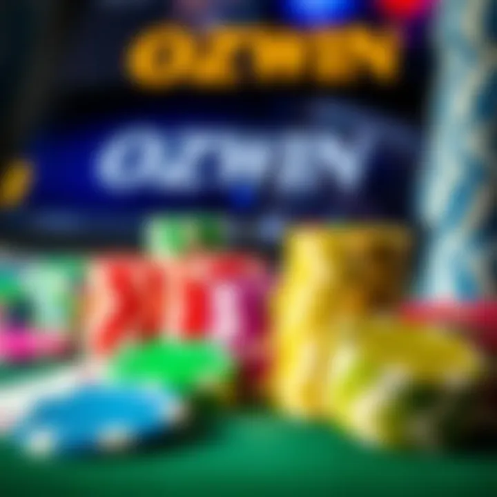 Colorful casino chips and playing cards representing online casino bonuses