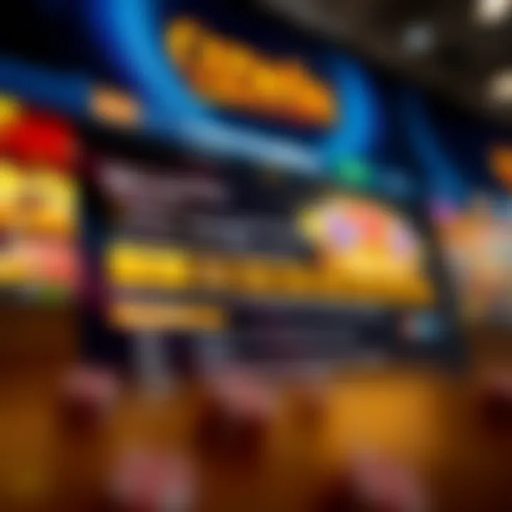 Illustration of bonus terms and conditions highlighted on a casino website