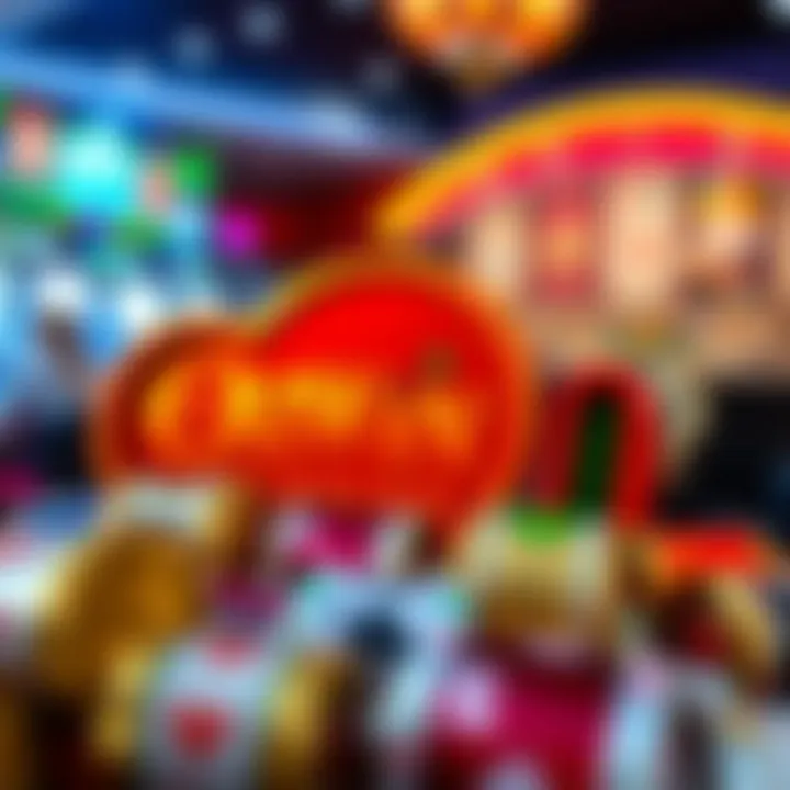 Variety of casino bonus symbols including free spins and cashback icons