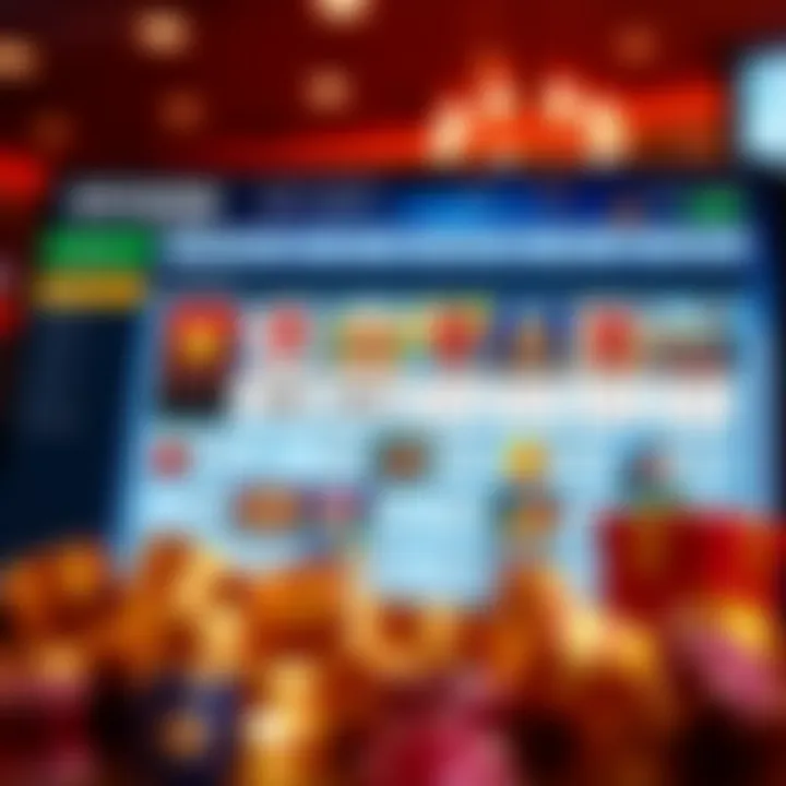 Bonuses and User Experience Features at Ozwin Casino Illustration of an online casino dashboard highlighting bonuses and user-friendly features