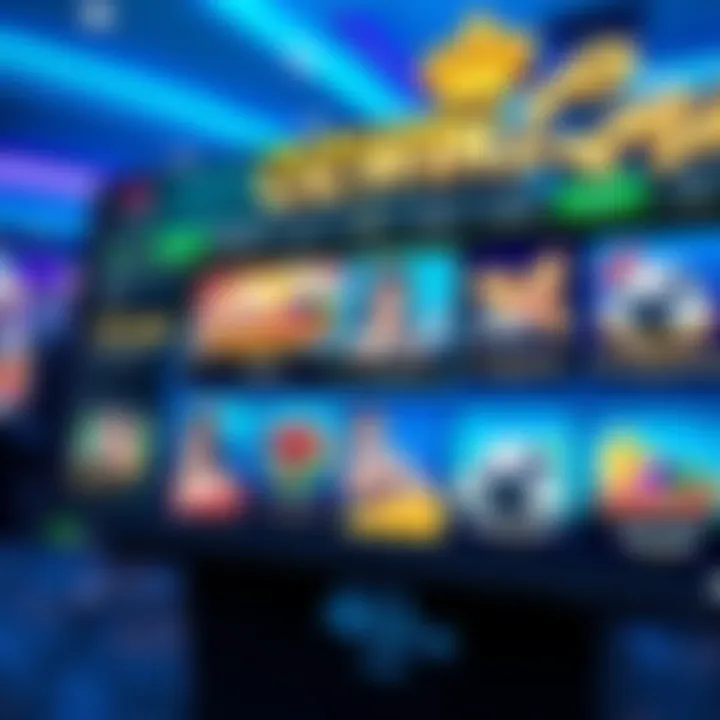 Illustration of online casino interface showing various bonus offers and codes available to players