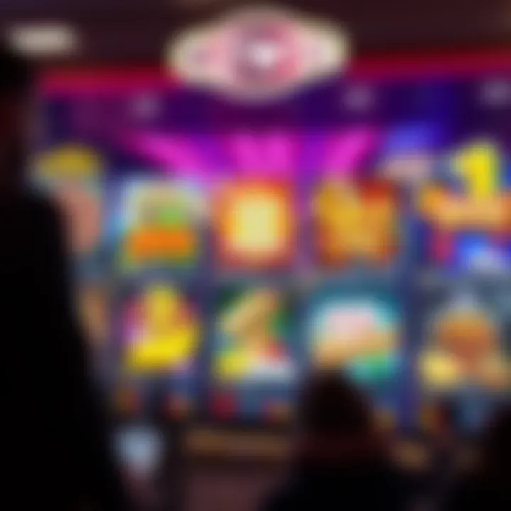 Interface displaying Ozwin Casino Com game selection with vibrant slot machines and card games
