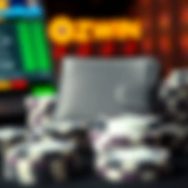 Visual depicting a digital wallet and casino chips symbolizing deposits and withdrawals within online casino regulations