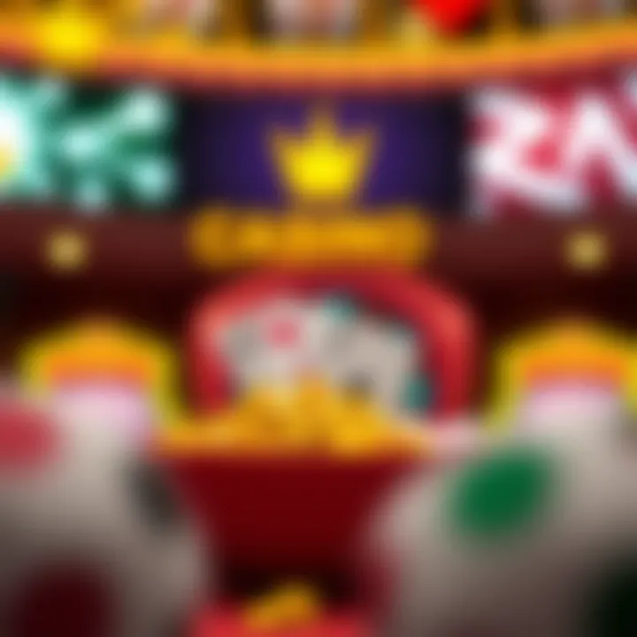 Visual elements showcasing online casino promotions, safety tips, and community discussions on social media