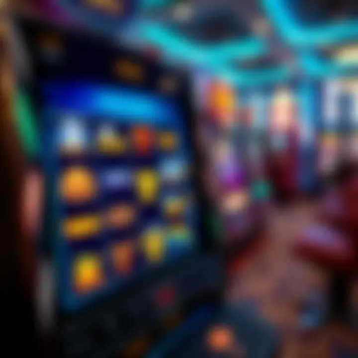Slot machine interface displaying a variety of free play game options at Ozwin Casino
