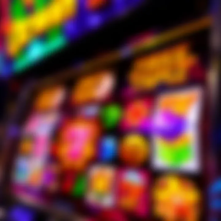 Ozwin Casino Free Spins Promotion Visual Colorful slot machine reels showing a variety of casino game symbols