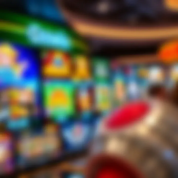 Display of popular online casino games available at Ozwin Casino including slots and table games