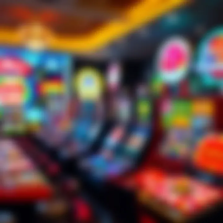 Displays a diverse selection of casino games on Ozwin Casino platform