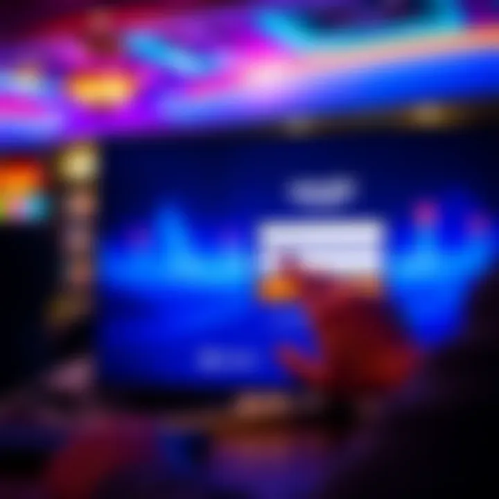 User entering credentials on Ozwin Casino login screen on a desktop computer