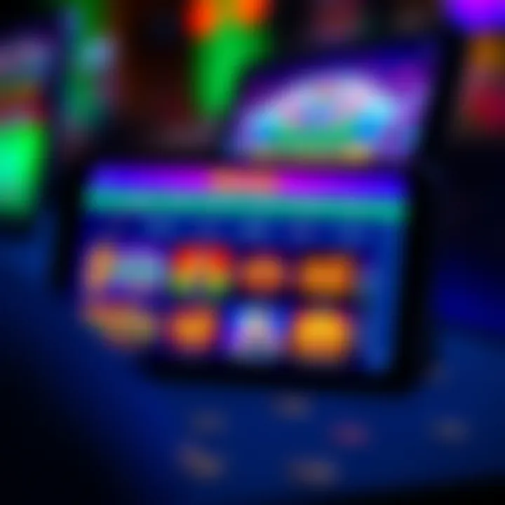 Mobile device showing game selection and account management options on Ozwin Casino app