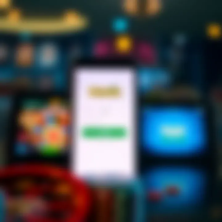 Mobile phone displaying Ozwin Casino login screen with secure authentication