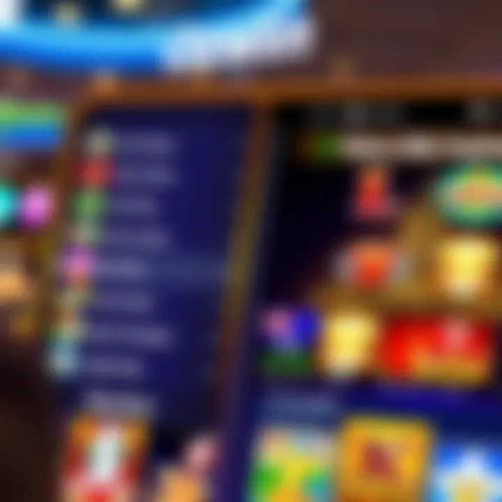 Overview of Ozwin Casino interface showing game categories and options for Australian players