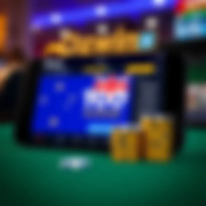 Online casino bonus codes displayed on a digital device with Australian flag elements