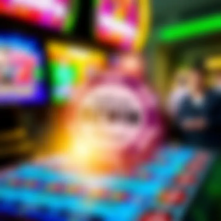 Ozwin Casino No Deposit Bonus Highlight Illustration showing a glowing casino chip with a welcome bonus tag on a digital slot machine background
