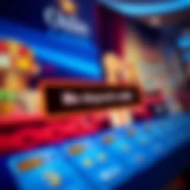 Illustration depicting a digital casino interface with a highlighted no deposit code entry box