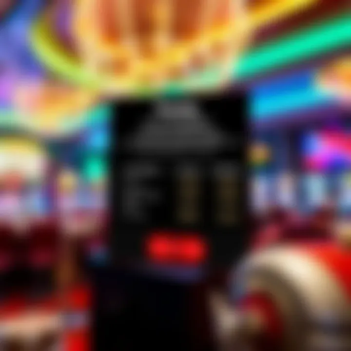 Visual representation of points accumulation and reward redemption options in a casino loyalty scheme