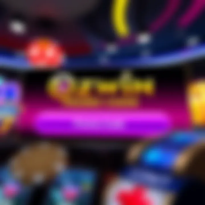 Ozwin Casino Promo Code Entry and Bonus Credits Display Illustration of a digital casino interface showing a promo code entry box and bonus credits