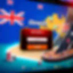 Secure login interface on Ozwin Casino platform with Australian theme