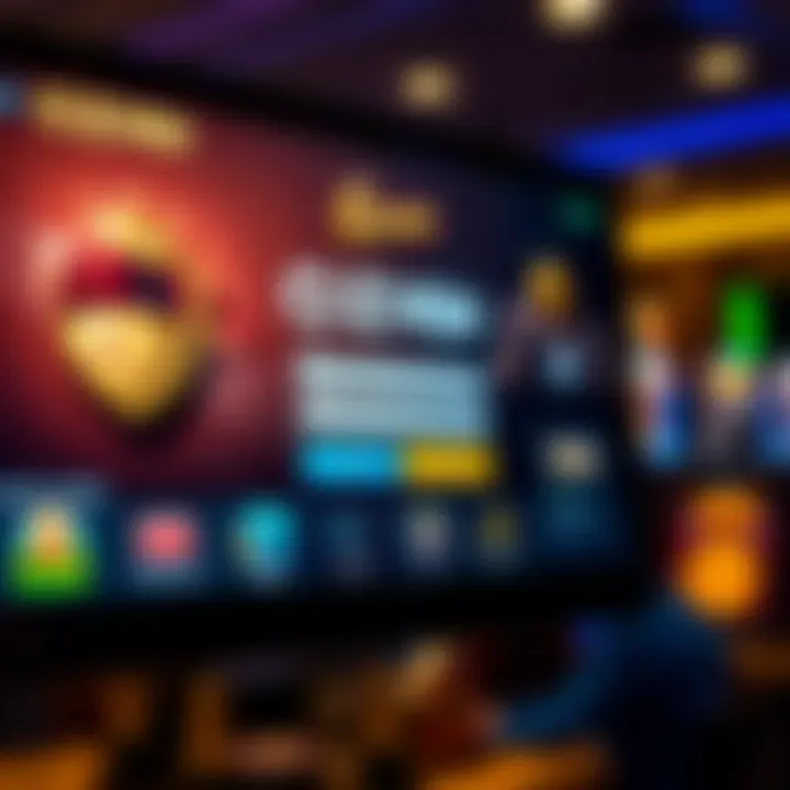 Ozwin Casino digital interface showcasing secure login and real money gaming options for Australian players