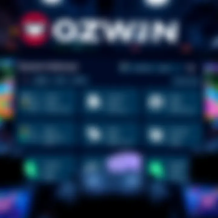 Ozwin Casino Payment Methods and Customer Support Overview Shows a user-friendly interface with payment and customer support options