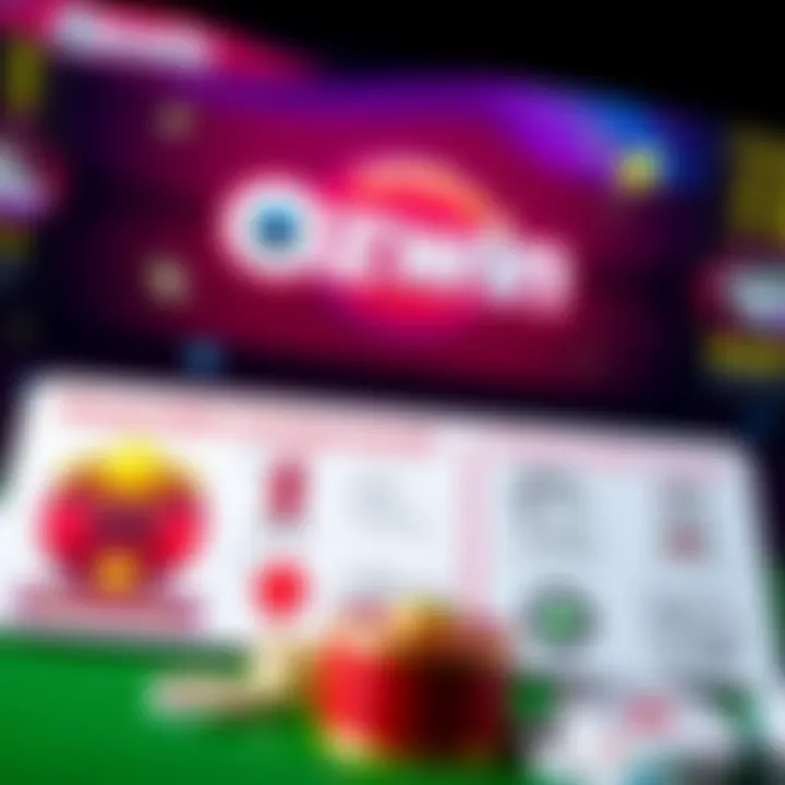Illustration of welcome bonus rewards and responsible gaming icons