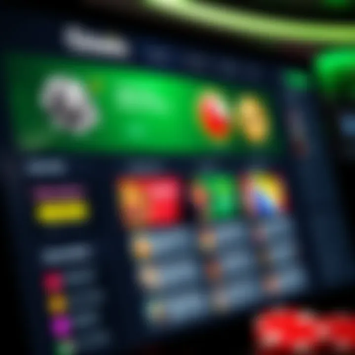 Ozwin Bonus Dashboard with Free Bonus Offers Detailed illustration of a casino bonus dashboard highlighting free bonus offers and how to claim them