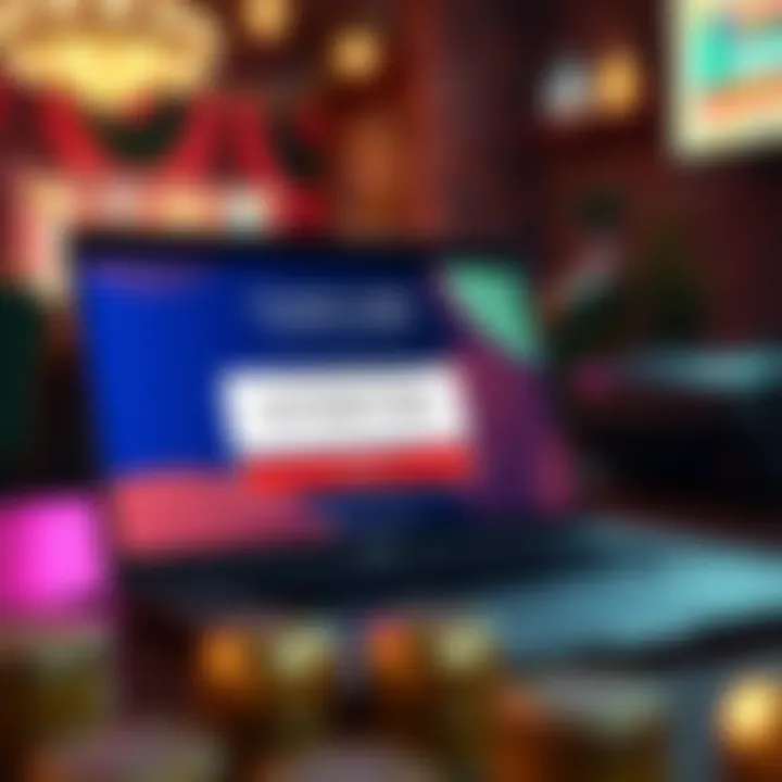 Using Coupon Codes for Bonus Redemption Illustration of a laptop with a coupon code entry field and confirmation message