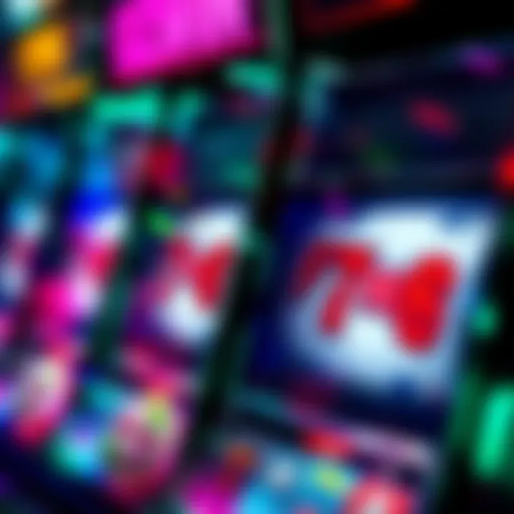 Ozwin Free Spins Highlighted on Slot Machine Reels Slot machine reels displaying free spin symbols with bright casino lights