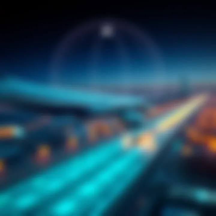 Conceptual graphic showing future advancements in Australia's air navigation technology under OzWin NDB 2026