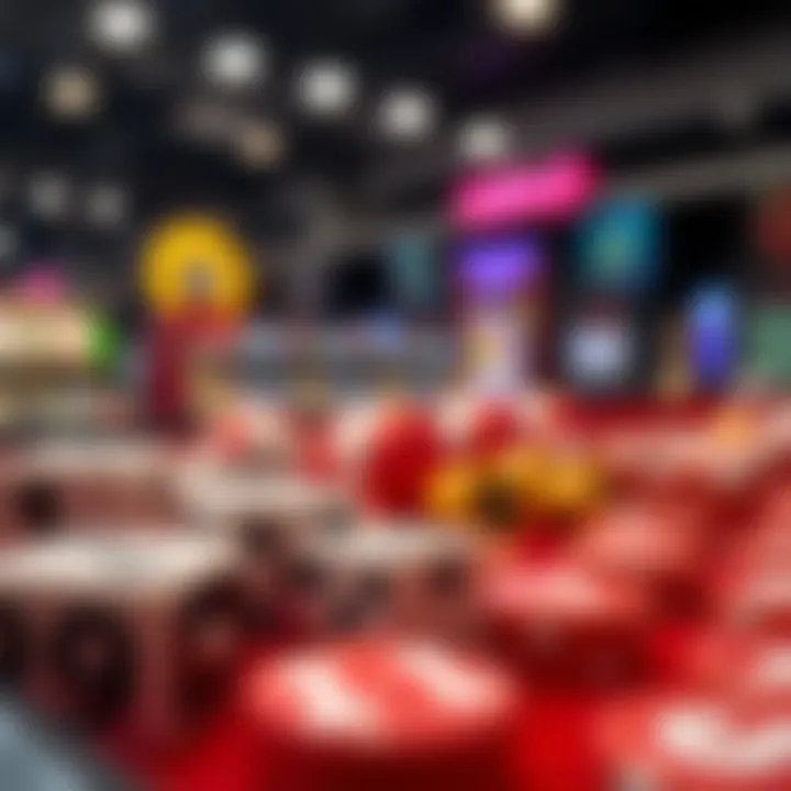 Assortment of specialty games including dice and number-based betting icons