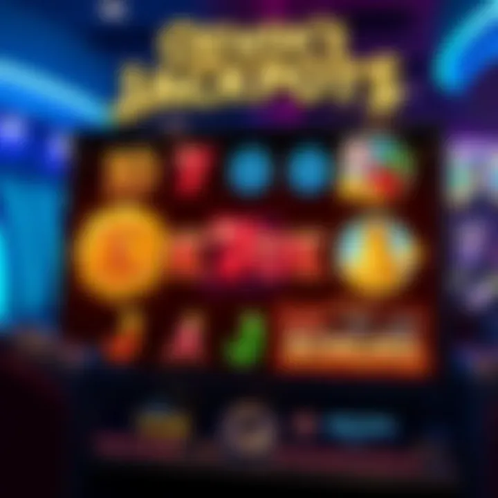 Interface showing bonus rounds and jackpot features within Ozwin’s Jackpots online slot