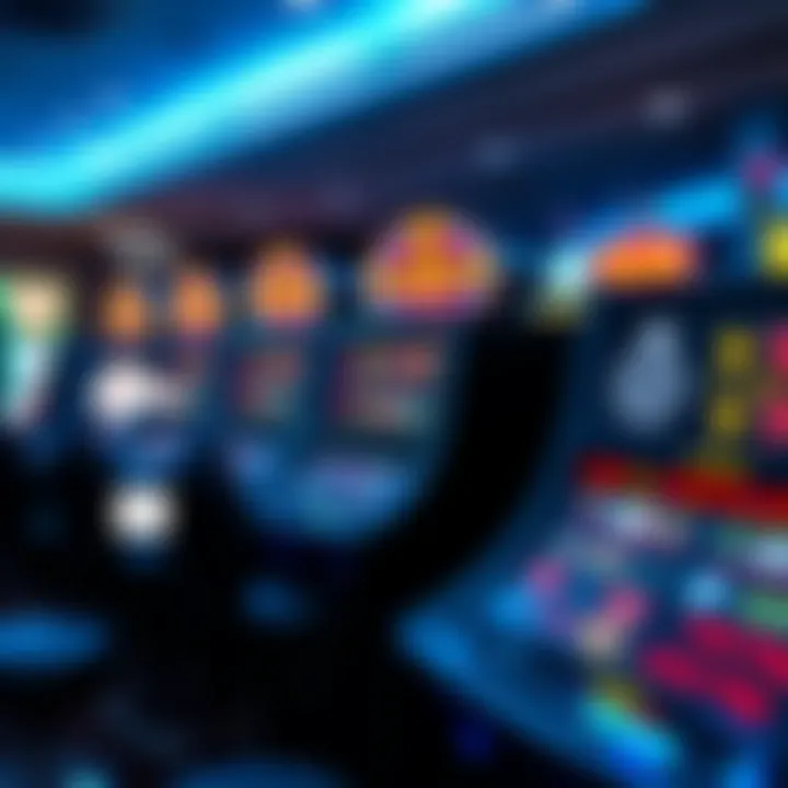 Graphic showing a variety of online casino games accessible via PayID deposits with safety icons