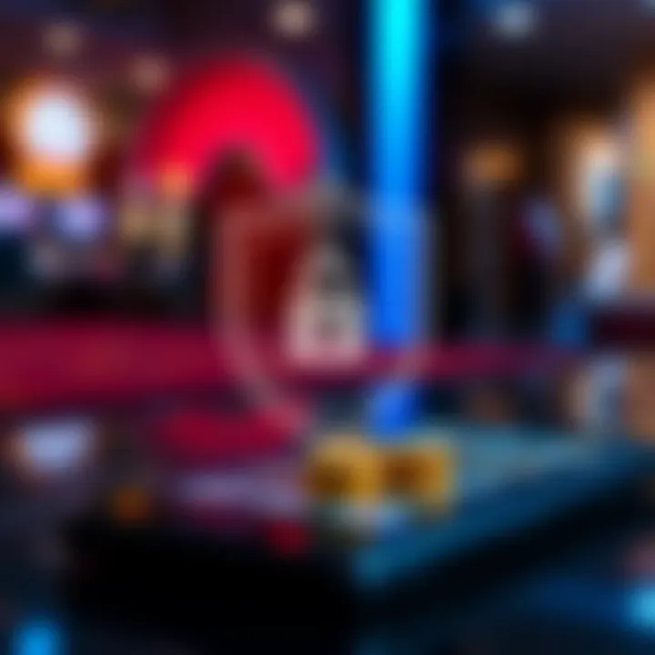 Secure digital shield icon overlay on smartphone with casino gaming symbols