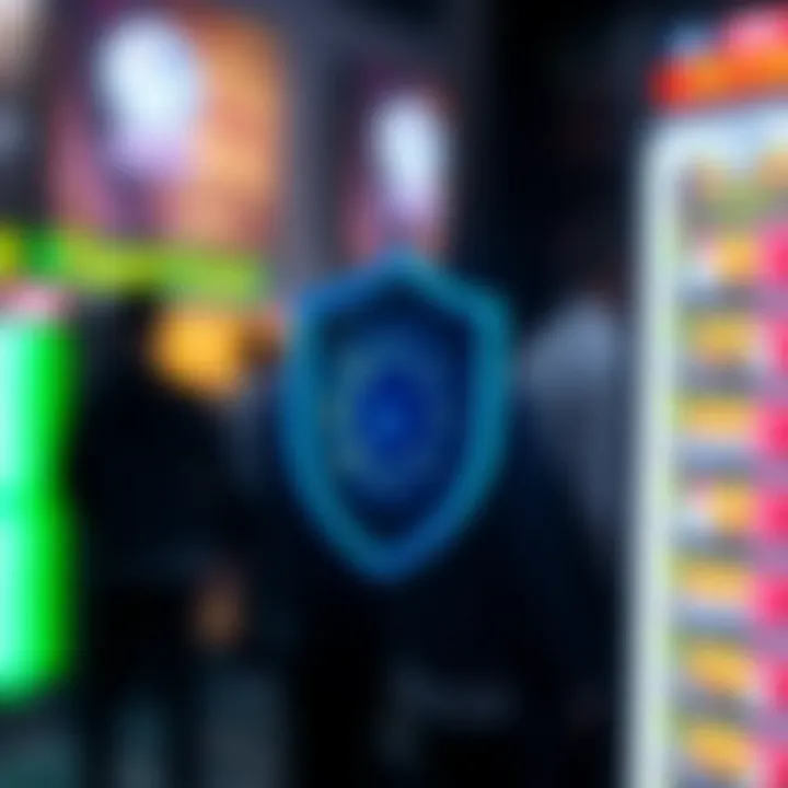 Security Best Practices for Ozwin Australia Login Illustration of secure shield symbolizing protection during Ozwin platform login