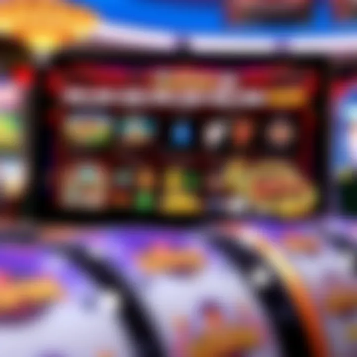 Interface of Ozwin Casino platform showing key features for progressive pokies