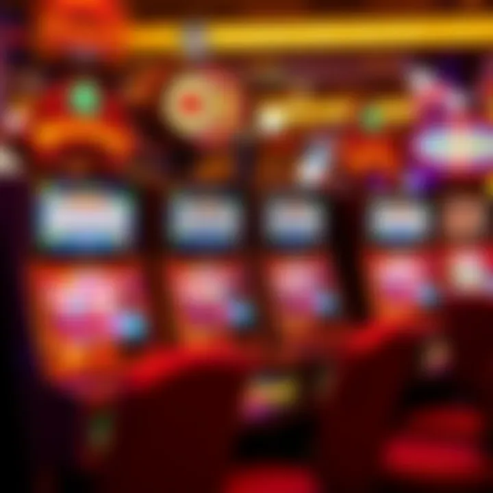 Colorful progressive pokies slot machines with jackpot amounts displayed