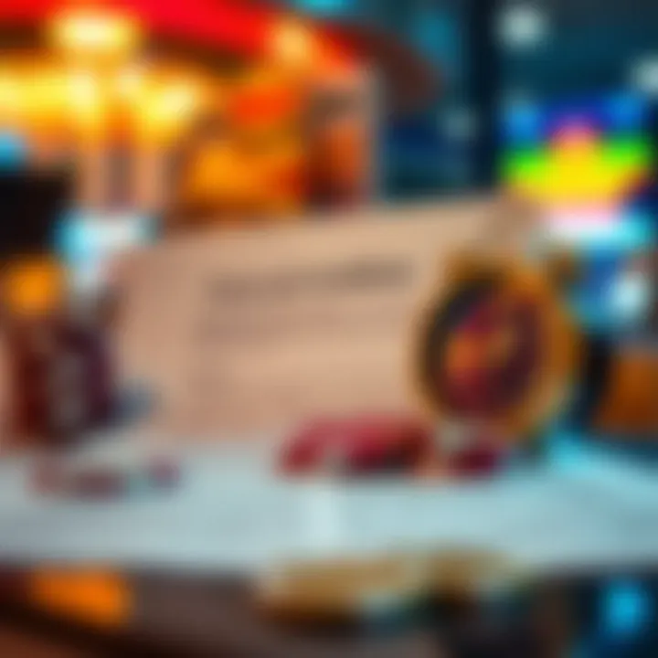 Navigating Terms and Conditions of Ozwin No Deposit Offers Terms and conditions document with gaming chips and clock symbolizing wagering requirements