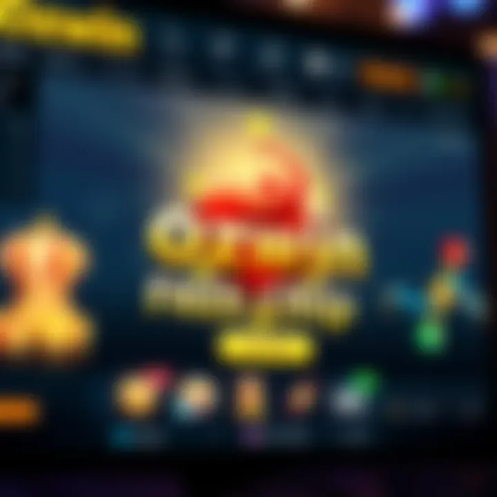 Ozwin Free Chip Offer on Online Casino Interface Illustration showing an online casino interface with free chip offer highlighted